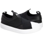 Tênis Feminino Adidas Strettal Slip on - PRETO/BRANCO