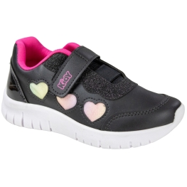 Tênis Infantil Feminino Kidy Ultraflex - PRETO