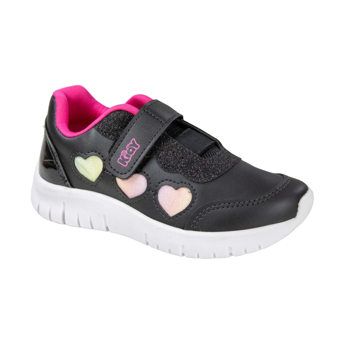 Tênis Infantil Feminino Kidy Ultraflex - PRETO