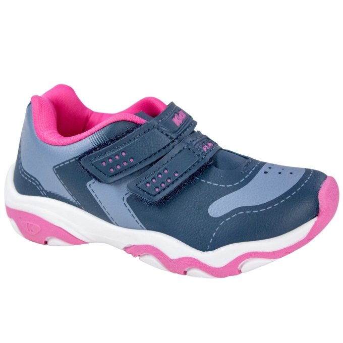 Tênis Infantil Feminino Kidy Play - MARINHO/AZUL PINK