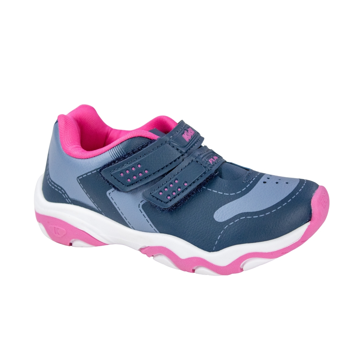 Tênis Infantil Feminino Kidy Play - MARINHO/AZUL PINK