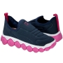 Tênis Infantil Feminino Kidy Brinca Flex - MARINHO/PINK