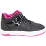 Tênis Bebê Feminino Cano Mèdio Happy  - PRETO/PINK