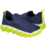 Tênis Infantil Masculino Kidy Brinca Flex - MARINHO/AMARELO NEON