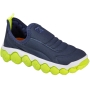 Tênis Infantil Masculino Kidy Brinca Flex - MARINHO/AMARELO NEON