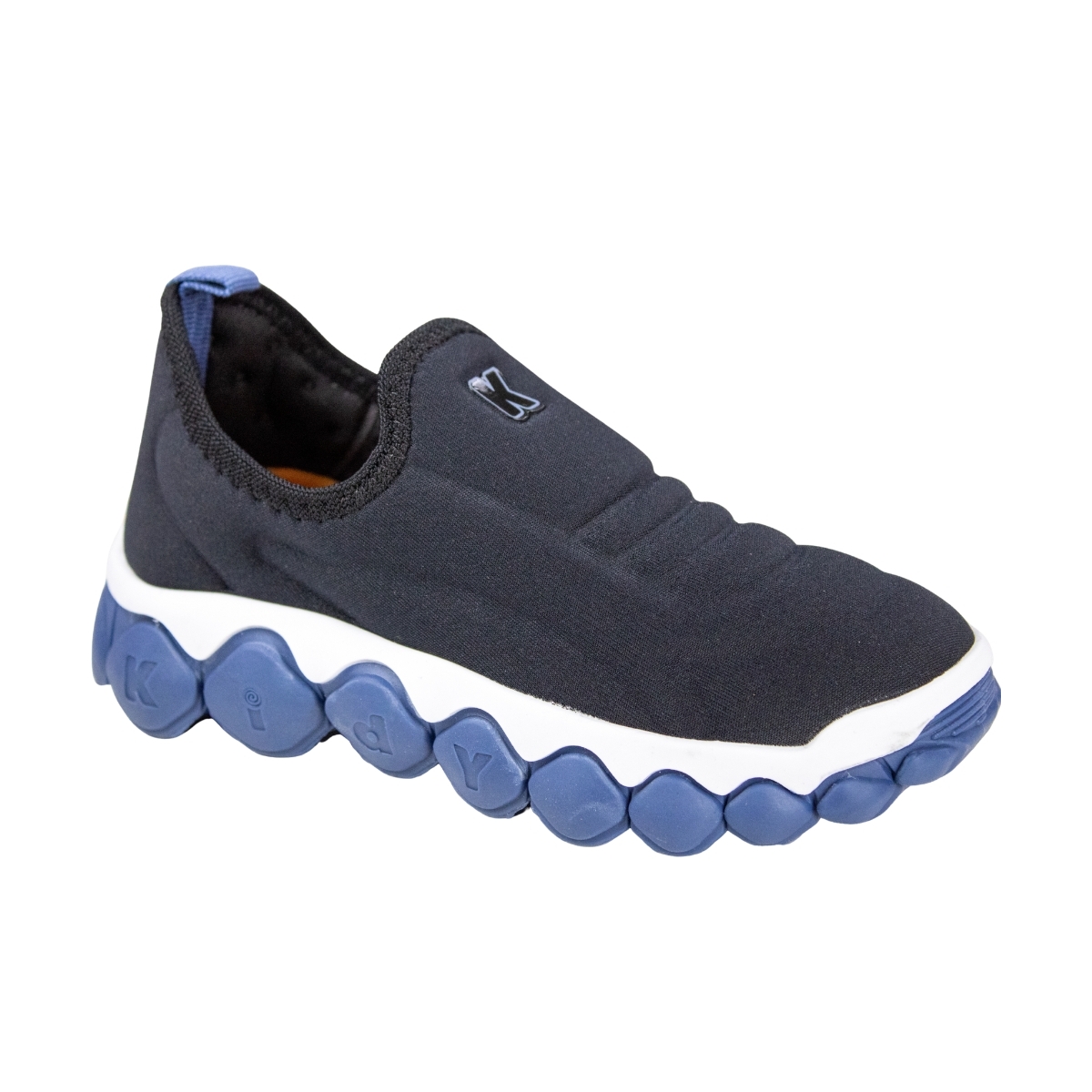 Tênis Infantil Masculino Kidy Brinca Flex - PRETO/AZUL INDIGO