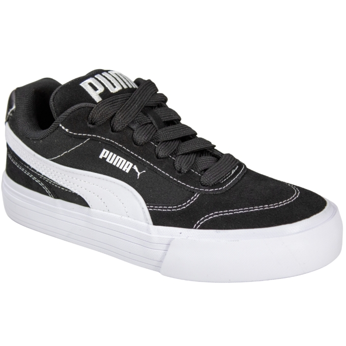 Tênis Masculino Puma CC Park Vulc - PRETO/BRANCO