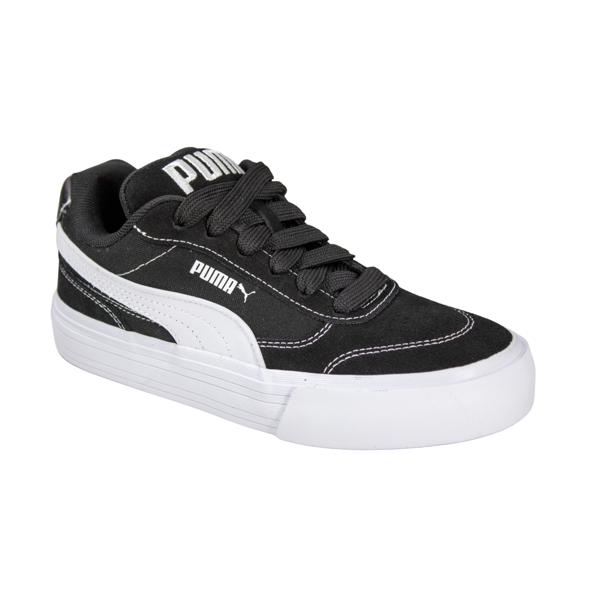 Tênis Masculino Puma CC Park Vulc - PRETO/BRANCO
