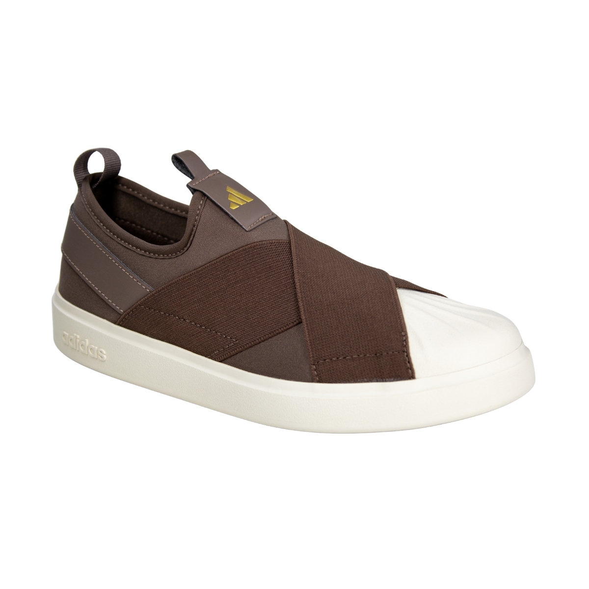 Tênis Feminino Adidas Streetalk Slip on - MARROM/BRANCO