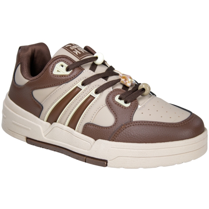 Tênis Feminino Casual Ramarim Street - MARROM/GELO