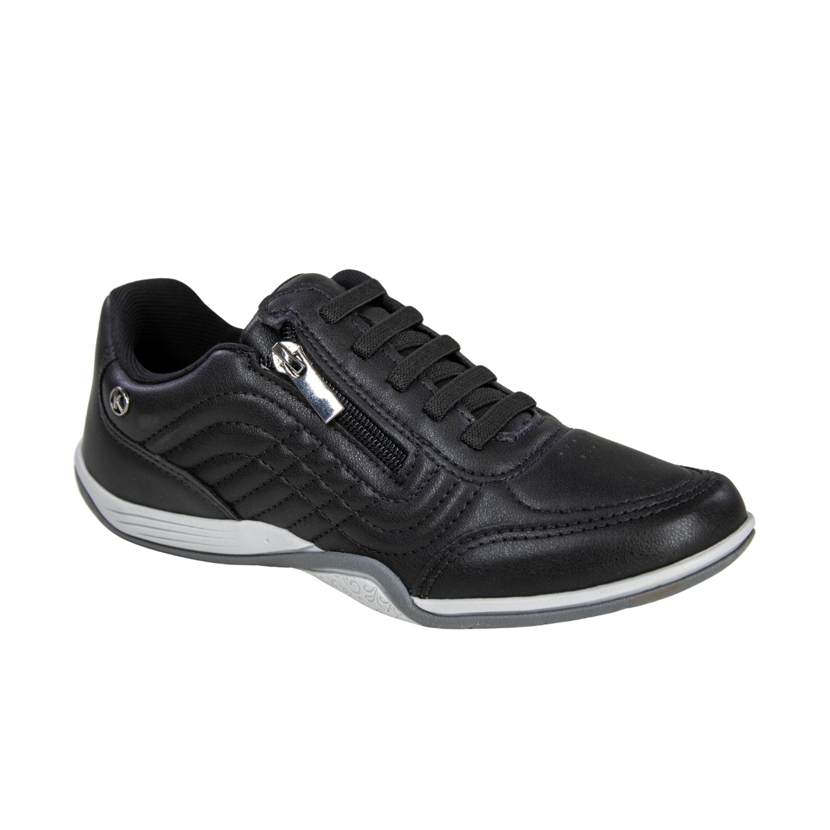 Tênis Feminino Kolosh Casual Zíper - PRETO