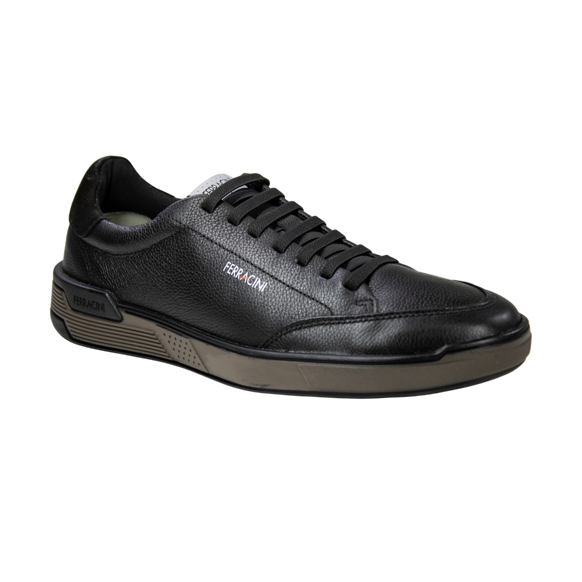 Sapatênis Masculino Ferracini Milan - PRETO/LATEX