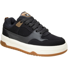 Tênis Masculino Logus Street Classic - PRETO/CHAMPAGNE