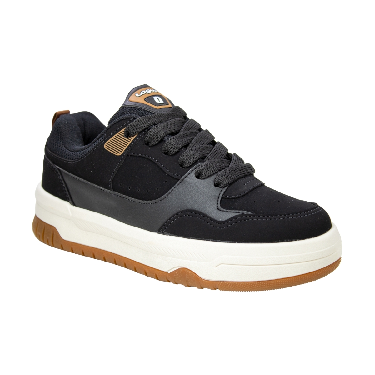 Tênis Masculino Logus Street Classic - PRETO/CHAMPAGNE