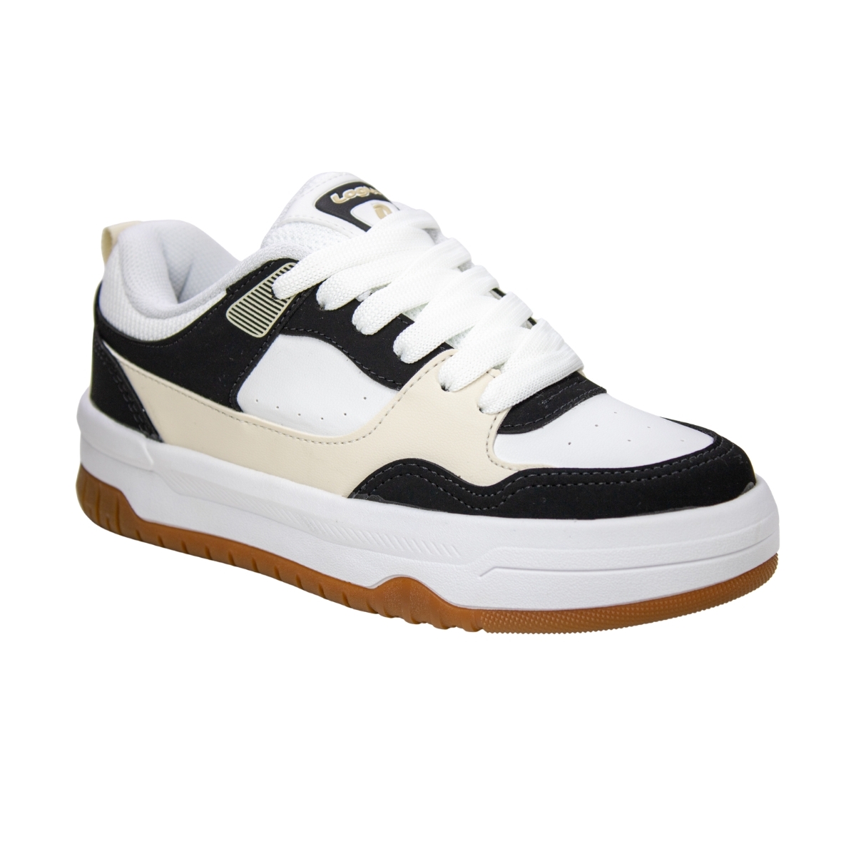 Tênis Masculino Logus Street Classic - BRANCO/PRETO