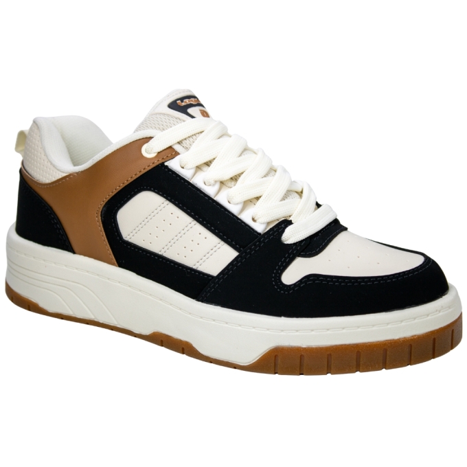 Tênis Masculino Logus Street Drop - CHAMPAGNE/PRETO