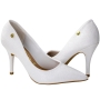 Sapato Feminino Vizzano Salto Fino Arabesco - BRANCO
