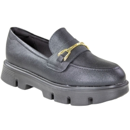 Sapato Feminino Modare Loafer Tratorado - PRETO
