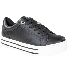 Tênis Feminino Via marte Caixa 2L - PRETO/PRETO