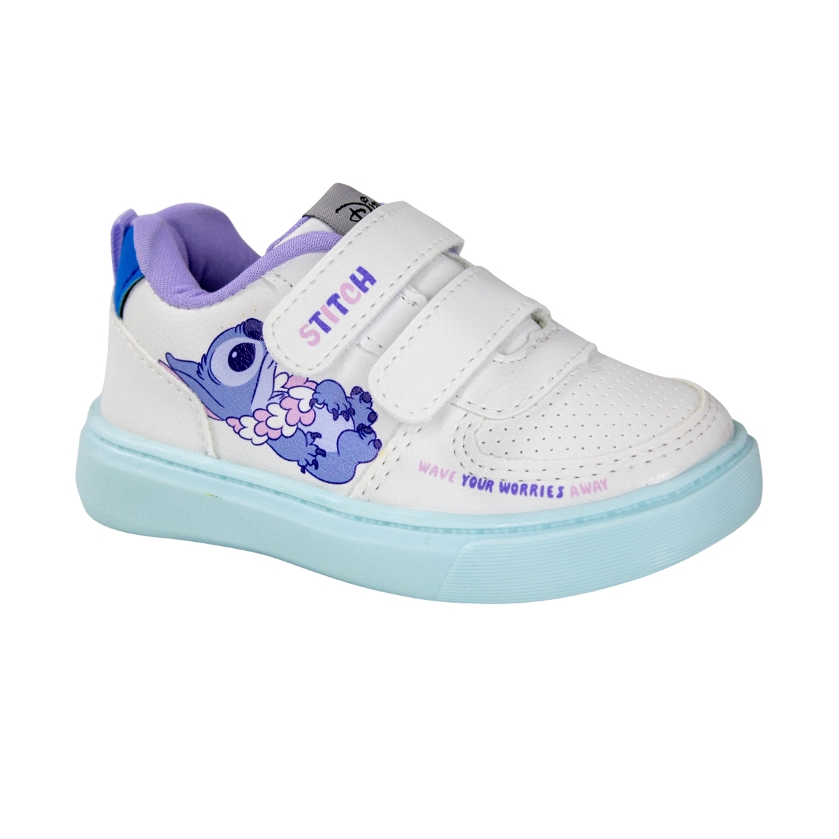 Tênis Bebê Feminino Disney Stitch - BRANCO