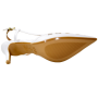 Sapato Feminino Vizzano Salto Fino Chanel  - BRANCO