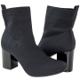 Bota Feminina Via Marte Salto Knit - PRETO