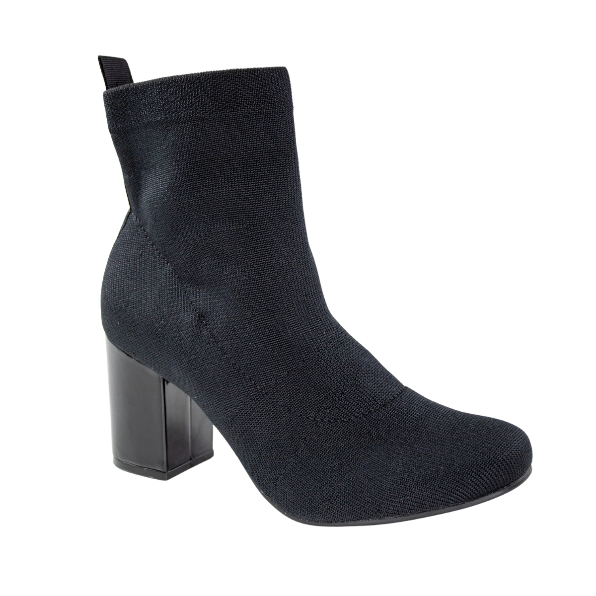 Bota Feminina Via Marte Salto Knit - PRETO