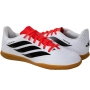 Chuteira Indor Adidas Predator Essential - BRANCO/PRETO/VERMELHO