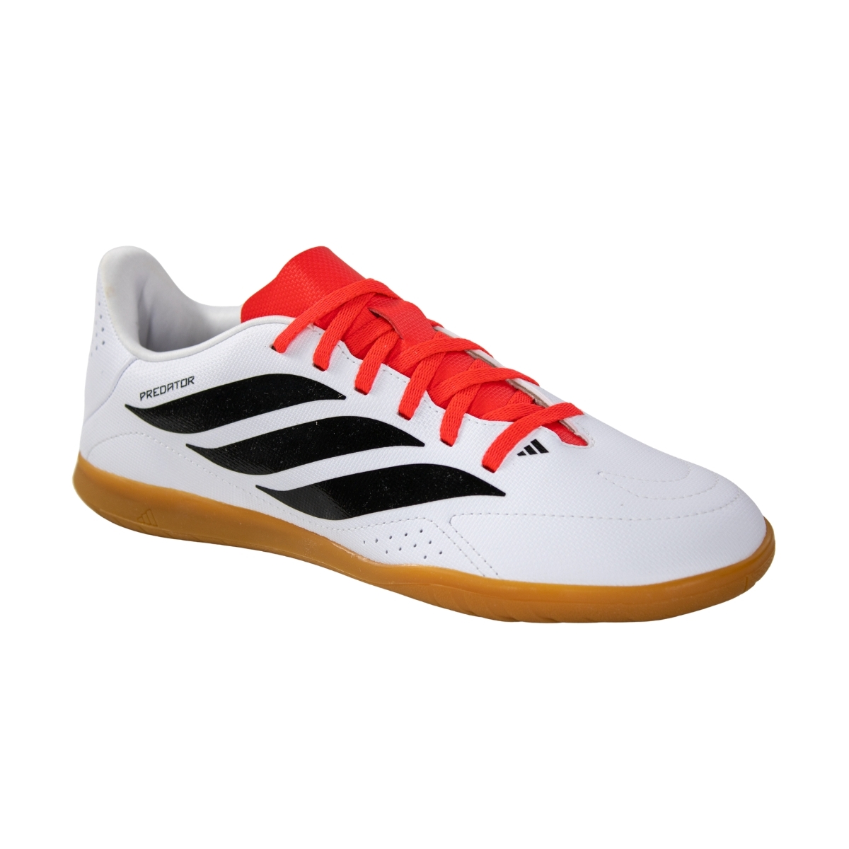 Chuteira Indor Adidas Predator Essential - BRANCO/PRETO/VERMELHO