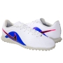 Chuteira Society Nike Tiempo Maestro Club TF - BRANCO/AZUL/ROSA