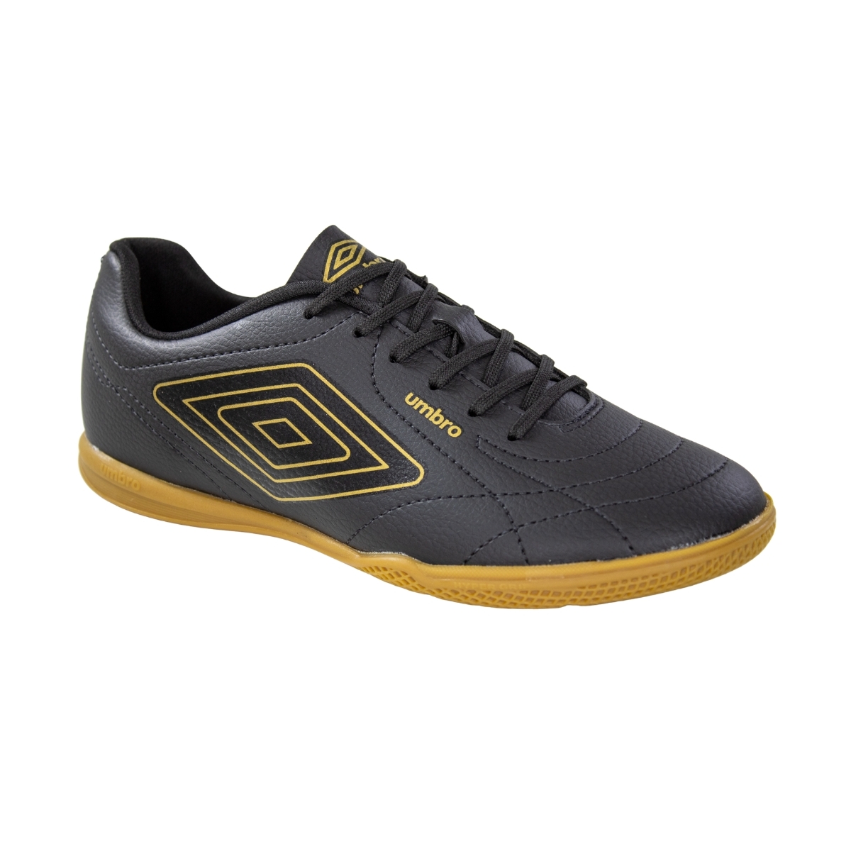 Chuteira Indoor Umbro Class Footballer - PRETO/DOURADO