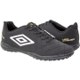 Chuteira Society Umbro Neo Striker II - PRETO/BRANCO/DOURADO