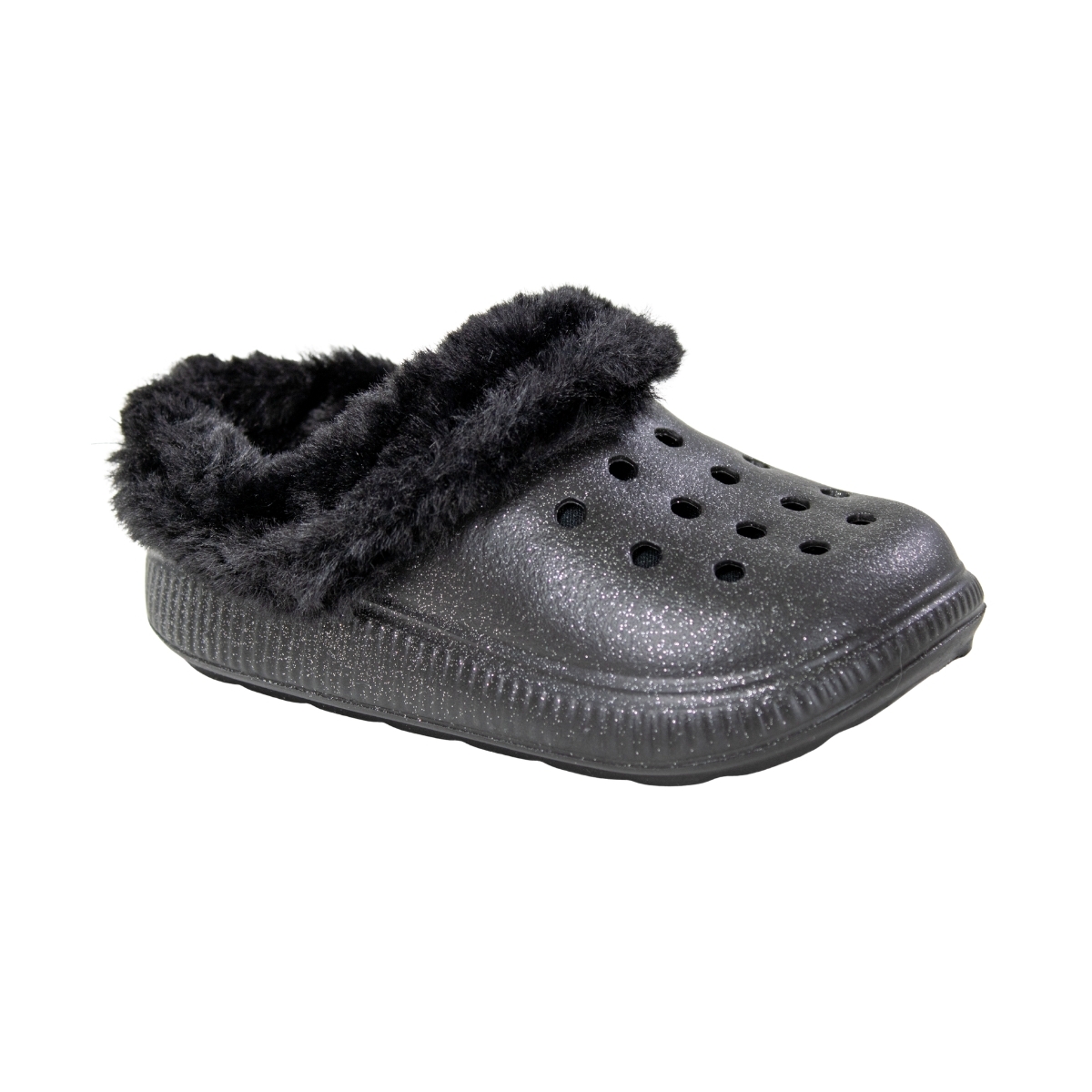 Crocs Infantil Molekinha Pelo  - PRETO