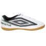 Chuteira Indoor Umbro Invictus - BRANCO/PRETO/VERDE AGUA