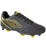 Chuteira Campo Umbro Attak III - PRETO/AMARELO