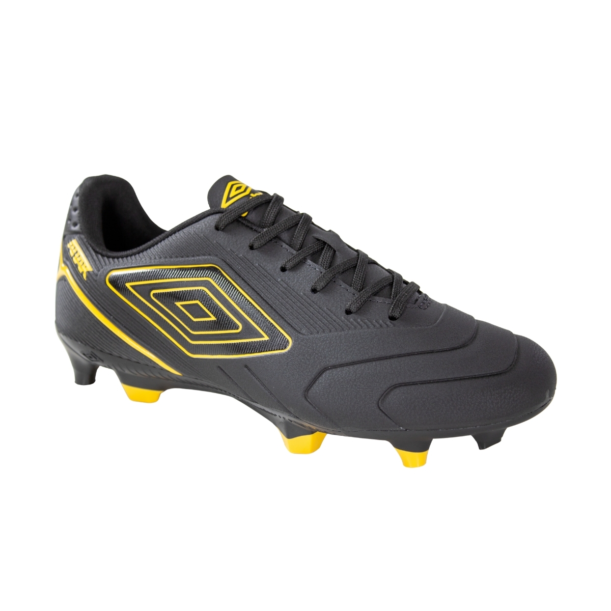 Chuteira Campo Umbro Attak III - PRETO/AMARELO