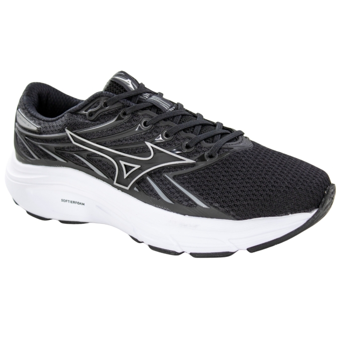 Tênis Masculino Mizuno Jet 8  - PRETO/BRANCO