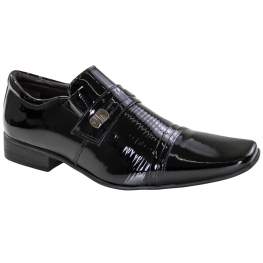 Sapato Masculino Air Fillipo verniz - PRETO