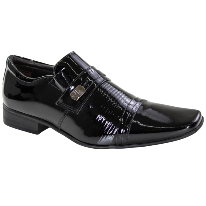 Sapato Masculino Air Fillipo verniz - PRETO