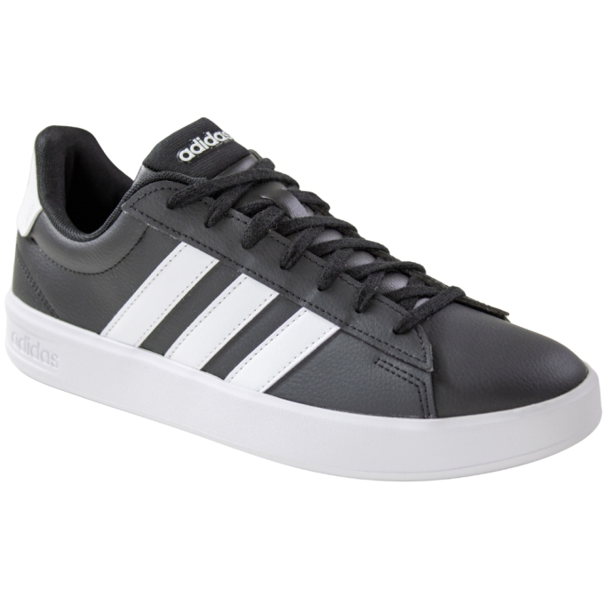 Tênis Masculino Adidas Grand Court Base 3.0 - PRETO/BRANCO