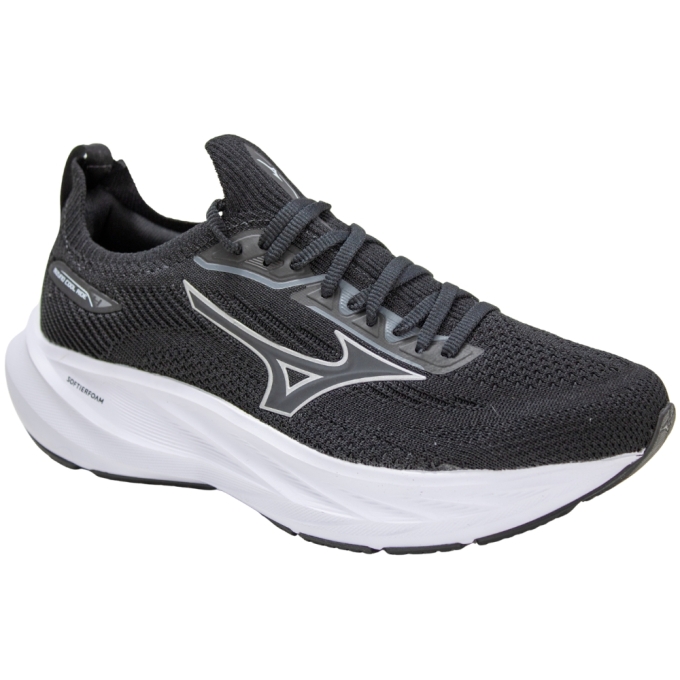 Tênis Masculino Mizuno Cool Ride 4  - PRETO/BRANCO