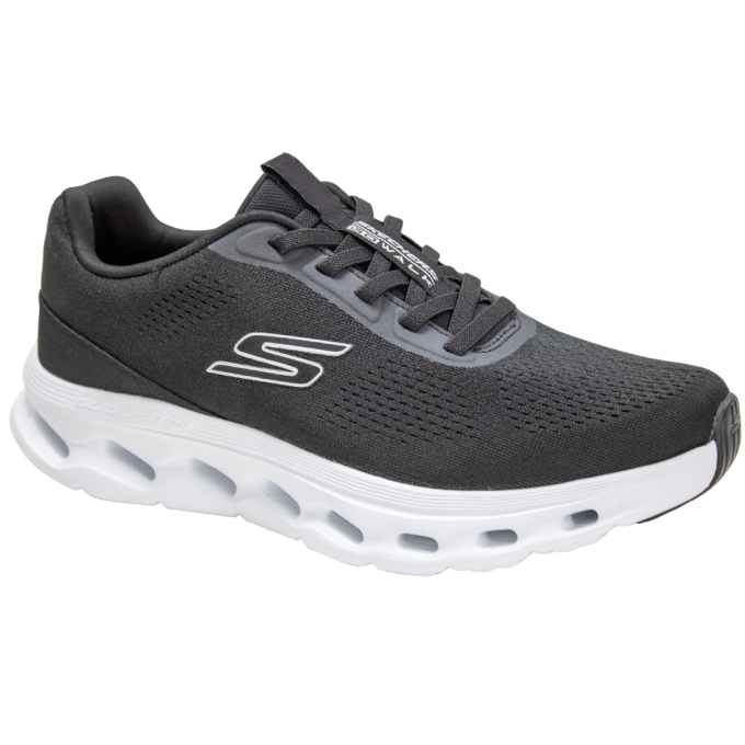 Tênis Masculino Skechers Go Walk Glide Step 2.0  - PRETO/BRANCO