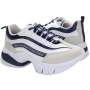 Tênis Feminino Ramarim SNK Sued Camurça  - BRANCO/AZUL