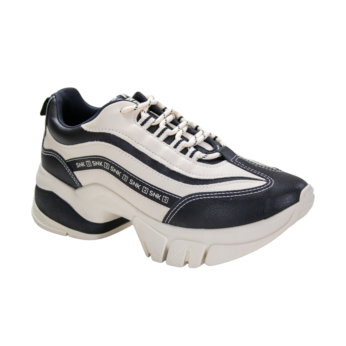 Tênis Feminino Ramarim SNK - COCONUT/PRETO