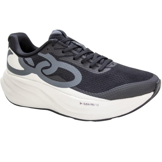 Tênis Masculino Olympikus Veloz 4 - PRETO/CHUMBO