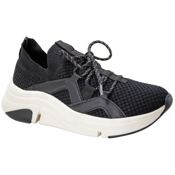 Tênis Feminino Modare Running Knit - PRETO