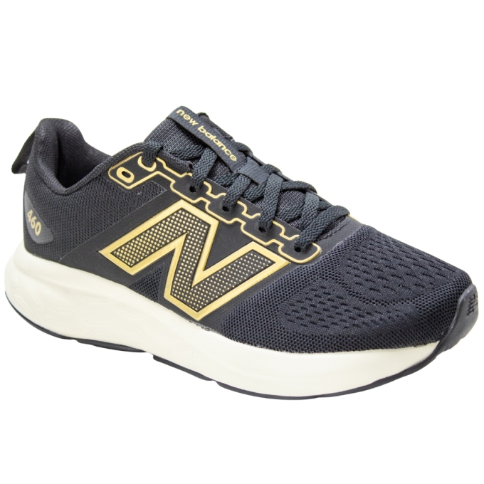 Tênis Feminino New Balance 460 V4 - PRETO/OURO