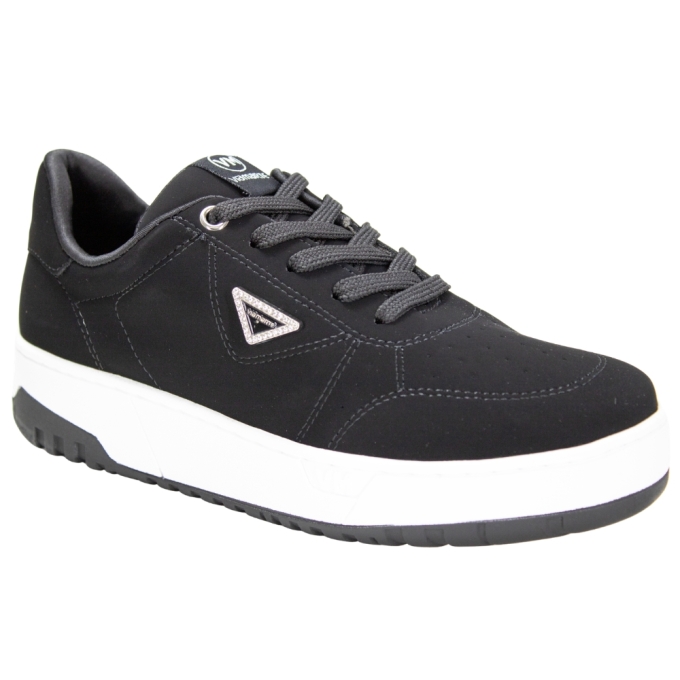 Tênis Feminino Via Marte Casual Nobuck - PRETO