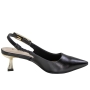 Sapato Feminino Bebecê Salto Tacinha Chanel - PRETO