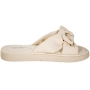 Tamanco Feminino Modare Rasteiro Laço  - CREME